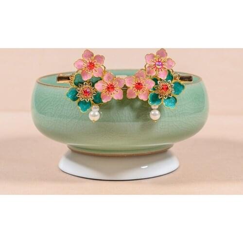 1pcs Hairpin Handmade Girls Hanfu Cheongsam Hair Accessories Daily Cosplay Prop Decor Hair Clip Women Birthday Gift