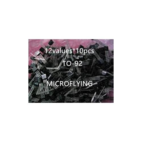 12values*10pcs BC547B BC548B BC558B BC557B BC547C BC557C BC639 BC640 BC337-25 BC327-25 BC337-40 BC327-40 TO-92