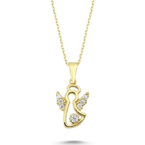 14k (585) Gold Angel Design Pendant, Necklace