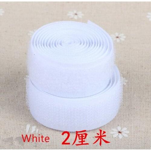 2cm 25 yard colorful Sew on Adhesive Hook and Loop Fastener Tape Snap Fastener Sewing Accessories for home garment bag