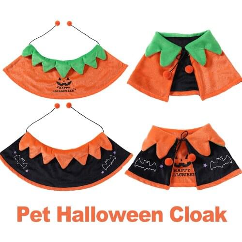 2020 Halloween Double Sided Cat Clothes Cosplay Christmas Pet Hot Big Dog Costume for Small Large Dogs Costumes Funny Cloak