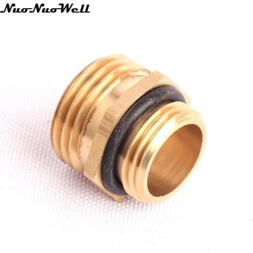 3pcs NuoNuoWell M18 to 1/2" Male Thread Brass Connector for Garden Irrigation Watering Valve Water Gun Adapter Hose Fittings