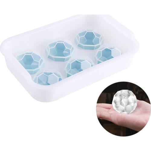48 Pcs Large Sphere Ice Tray Silicone Mold Big Ice Ball Maker for Whiskey Cocktail,Scotch,Drinks Reusable BPA Free Wholesale K1