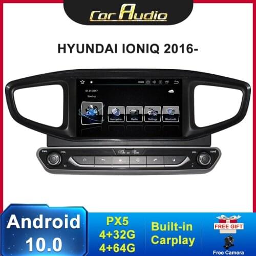 Android 10.0 AUDIO Video Car GPS Navigation DVD Player GPS Navigation For HYUNDAI Ioniq/Ioniq Hybrid 2016-2020 Car Stereo Radio