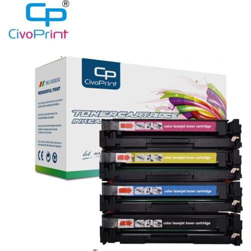 Civoprint 206X Toner Cartridge Compatible for HP color laserjet W2110X W2111X Color M255dw/M255nw/ MFP M282nw/M283fdn with chip