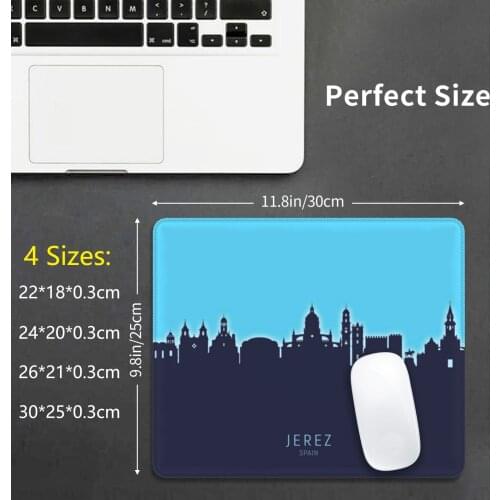 Jerez Spain Skyline Mouse Pad DIY Print Jerez Jerez Skyline Skyline Cityscape Jerez Spain Spain Jerez