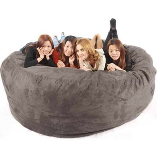 Sack Bean Bag Chair Giant 8FT Memory Foam Furniture Bean Bag Big Sofa with Soft Micro Fiber Cover
