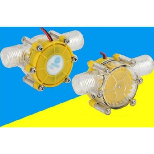 12V Water Flow Pump Micro Hydro Generator Turbine Flow Hydraulic Water Flow Pump Power Energy Generators DC Water Flow Pump