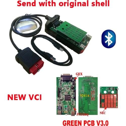 2021 NEW VCI Obd Obd2 Scanner For Delphis VD DS150E CDP V3.0 Relay 2017R3 Keygen Software Bluetooth Cars Auto Diagnostic Tool