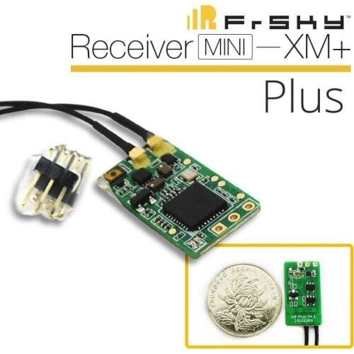 Original Frsky Receiver XM+ Plus Mini 16CH PWM SBUS RSSI for DIY Indoor Small FPV Drone RC Quadcopter X12S X9E X9D Transmitter