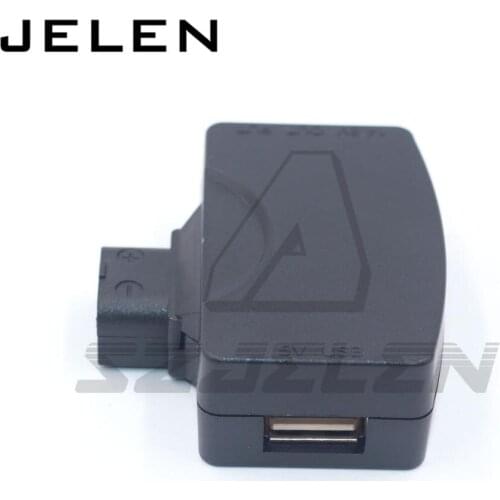 D-Tap to P-Tap and 5V USB Adapter For Anton/ARRI/RED/SONY V-mount Camera Battery
