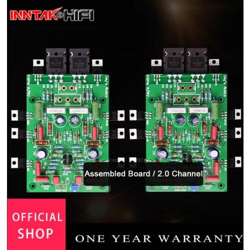 Assembled 150W 2.0 Channel No negative feedback Power Amplifier Board 1:1 Ref Switzerland Famous AMP