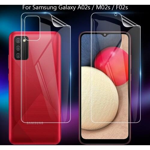 For Samsung Galaxy A02s M02s F02s Clear TPU / Matte Anti-Fingerprints Hydrogel Full Cover Soft Screen Protector Film (Not Glass)