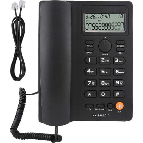 Caller ID Telephone Hands-free Calling Home Office Hotel Landline Phone English Home Hotel Telephone Redial Phone