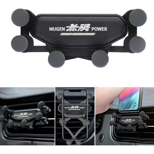 1pcs Car Phone Holder Car Air Outlet Mount Phone Holder Bracket for Honda Mugen Power
