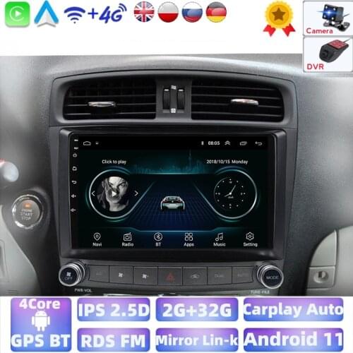 1024*600P Android system 2G 32G Auto GPS Radio For Lexus IS250 IS300 IS200 IS220 IS350 2005-2012 Multimedia IPS Screen Y2 WiFi