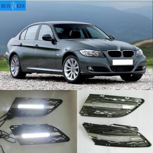 2PCS Car LED DRL For BMW E90 3series 328i 320i 323i 325i 330i 2010 2011 2012 Daytime Running Lights Daylight Fog lamp