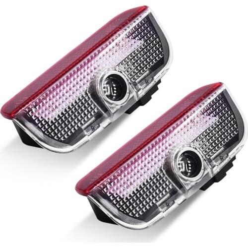 2X Led Logo Lamps Projector Emblem Lights Fit For TOUAREG Golf 5 6 7 MK5 MK6 MK7 Passat B6 B7 Tiguan CC Atmospher Lightings