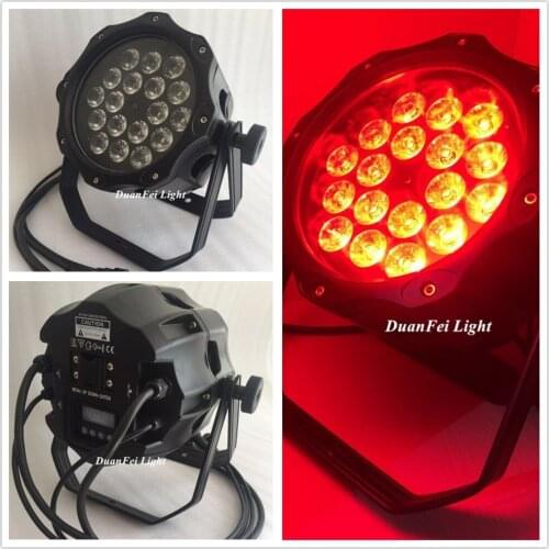 6 lights high brightness outdoor dmx led par light ip65 par led 64 wash par led 18x12w
