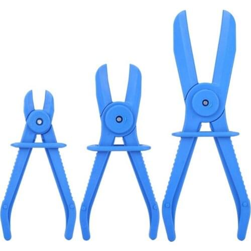 60% Hot Sale 3Pcs Portable Practical Brake Fuel Water Line Hose Clamp Pliers Hand Tool Set Auto Maintenance Tools