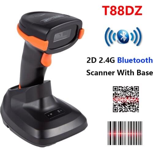 Barcode Wireless Scanner 1D 2D Handhel Portable Mini Wired Wireless USB Bluetooth QR Bar Code Reader For Supermarket Warehouse