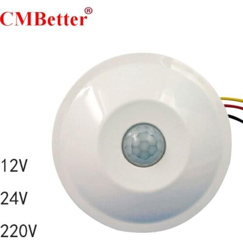 PIR motion sensor human body infrared sensor intelligent delay adjustable delay time sense DC24v/24v/220v