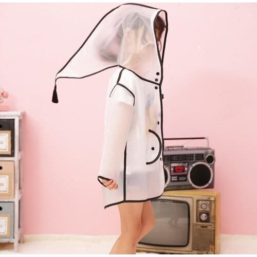 EVA Kids Raincoat Wateproof Childrens Rain Poncho Rain Coat Jacket Transparent Tour Children Raincoat Student Rainsuit