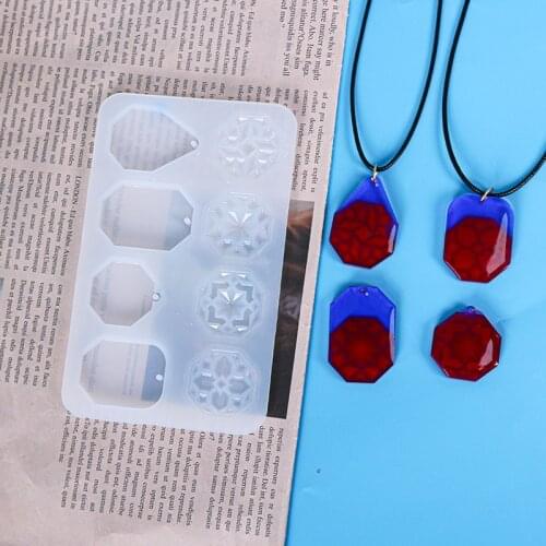 Diy Epoxy Mold Window Grille Pendant Silicone Mold Mirror Resin Resin Molds Silicone Molds Decoration Accessories