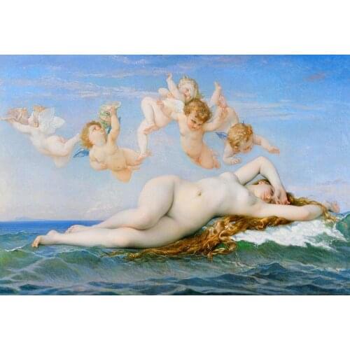 JMINE Div 5D Venus goddess sea ocean angle Full Diamond Painting cross stitch kits art Portrait 3D paint by diamonds