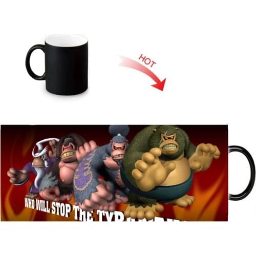 Donkey Kong Color Change Coffee Cup Heat Reveal Sensitive Mug Temperature Sensing Mugs Birthday Gift 350ml