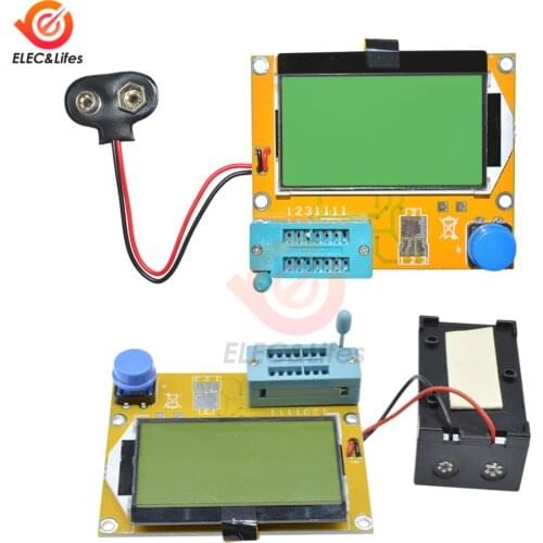 LCR-T4 Mega328 M328 Transistor Tester Resistance Meter Diode Triode Capacitance Tester Multimeter MOS PNP NPN LCR ESR Meter