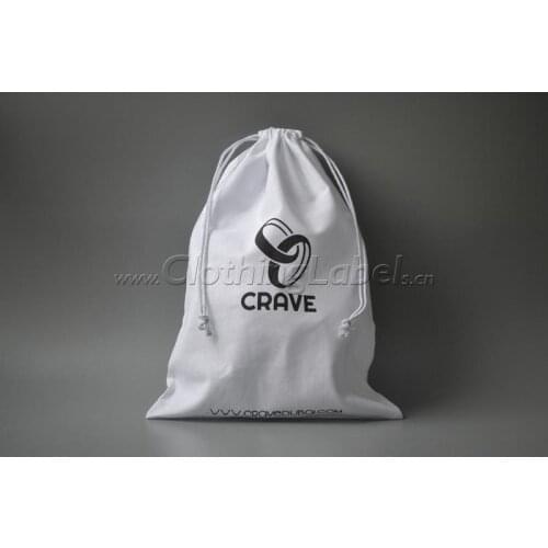 Muslin bag closure with ties, muslin bag, cotton bag, customer logo, used for wallets, bags