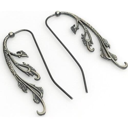 Authentic Hand Production Special Design Silver Earrings