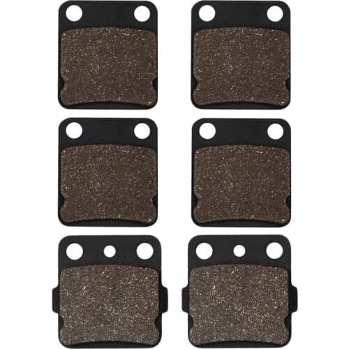 Motorcycle Front and Rear Brake Pads for Yamaha Blaster YFS200 YFS 200 03-06 YFM 350 YFM300 Wolverine 95-04 YFZ350 Banshee 90-09