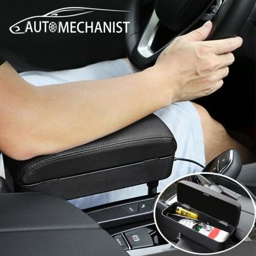 Elbow Rest Box For Car Armrest Organizer Accessories Cushion For Auto Arm Support Universal Car Center Console Armrest Box