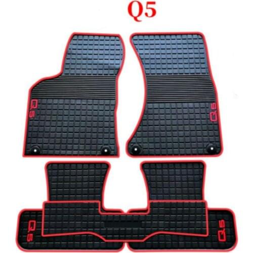 Custom Rubber Car Floor Mats for Audi Q2 A3 Q5 Q7 2006-2020 Year No Odor Non Slip Waterproof Carpets