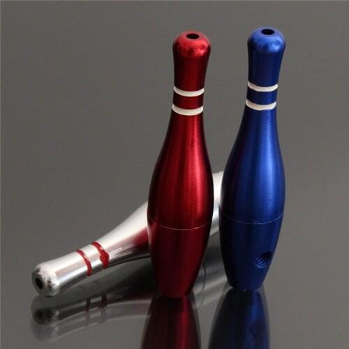 Bowling Shape Detachable Metal Smoking Pipes For Travel Tobacco Pipes With Filtering Screens Gift Mill Smoke
