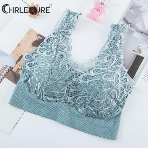 Sexy Women Lace Tube Top Bra Push Up Bralette Sexy Lingerie Full Cup Backless Brassiere Soft Top Underwear