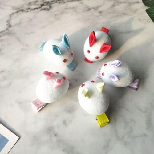 1 Pair Mo Dao Zu Shi Rabbit Headwear Cosplay Grandmaster of Demonic Cultivation Wei Wu Xian Lan Wang Ji Hair Clip Hairpin Toys