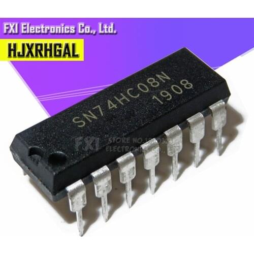 10PCS SN74HC08N SN74HC08 DIP14 DIP 74HC08N 74HC08 new original