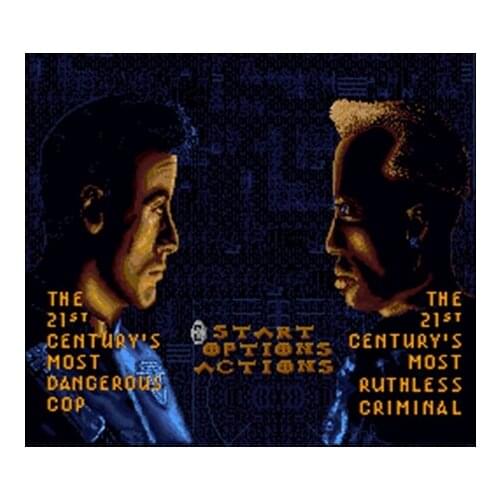 Demolition Man 16 bit Big Gray Game Card For NTSC Game Player Drop Shipping