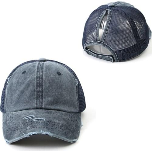 2020 Ponytail Baseball Cap Women Vacation Snapback Cotton Comfort Summer Hat Casual Sport Caps Dropshipping Adjustable Wholesale