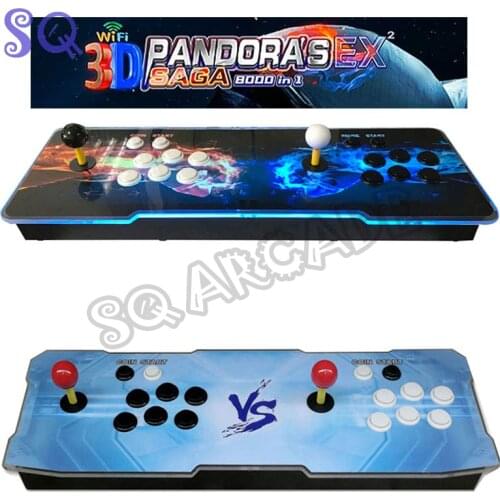 2021 NEW Pandora Box 3D WIFI 7000 in 1 Arcade Game Console Cabinet Support 2 Players add Games Super High Video Resolution