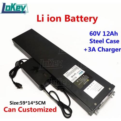 60V 12Ah 15Ah 20Ah 30Ah ebike battery pack 18650 Li-Ion Battery 1000W for electric bicycles Motorcycle Scooter with charger
