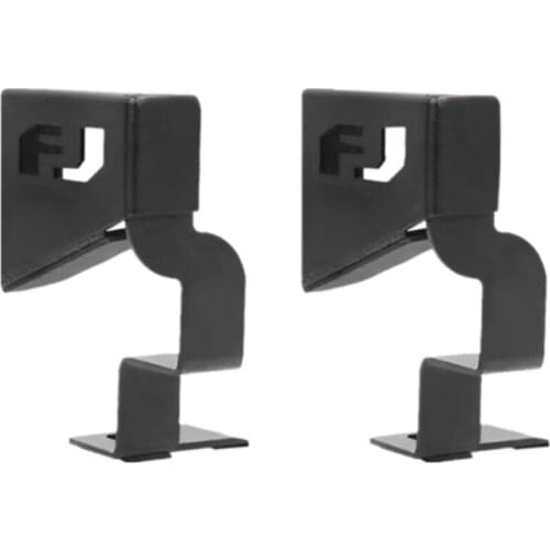 Car Led Front Cowl Light Holder Bracket Windshield Pillar Steel Mounting Brackets Kit for Toyota Fj Cruiser 2007-2016