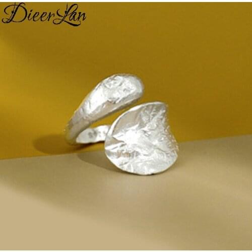 Bijoux Boho 925 Sterling Silver Irregular Chain Rings for Women Lady Rings Fashion Party Statement Jewelry Wholesale