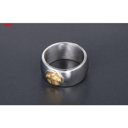 BOCAI Gold Rings For Men