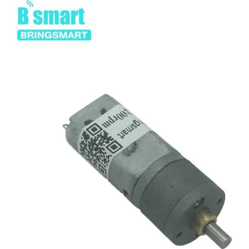 Bringsmart JGA20-180 Mini DC Motor 12 V Reduction Gear Electric Reversed Motor 24~480rpm Robot DIY Motor