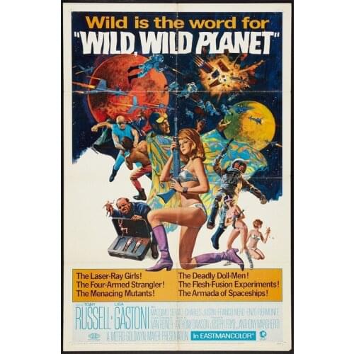 D0704 Wild Wild Planet Movie Silk Fabric Poster Art Decor Indoor Painting Gift