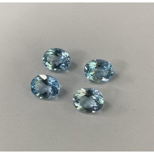 Hot Sale Oval Shape 9*7mm 2.1 Carat Natural Sky Bblue Topaz 3A Quality Gemstones